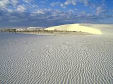 Dune de sable dans le désert