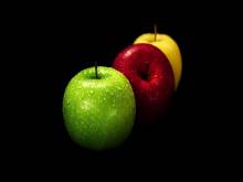 Trois couleurs de pomme
